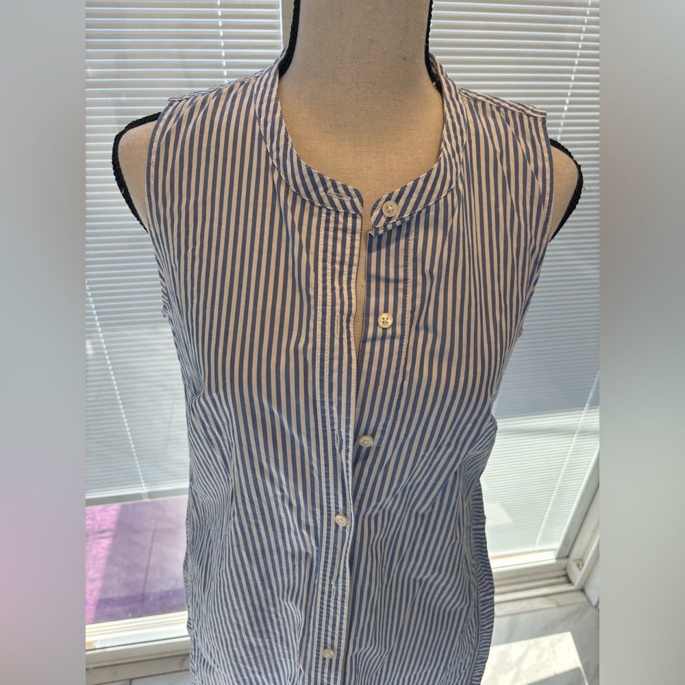 J.Crew Sleeveless Shirt Dress. - Picture 4 of 7